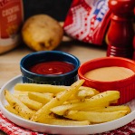 TAKE-OUT Thick-cut Fries with 2 Dips 