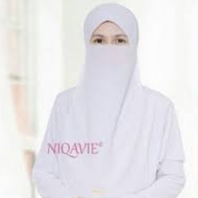NIQAB PUREWHITE 1 LAYER