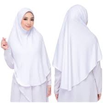 KHIMAR DENIM PUTIH 3XL