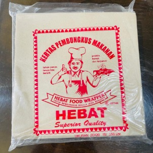 KERTAS NASI HEBAT PODOMORO 20x20CM