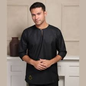 KURTA ASSAFWAH LINEN HITAM