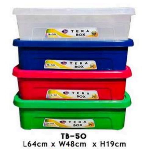 TB50 CL TERA BOX UNDERBED 50L COL 2R/2B/1G