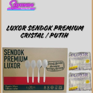 "LUXOR SENDOK PREMIUM KRISTAL @100pcs"