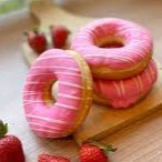 donat stawberry 
