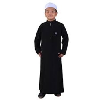 JUBAH ALHERA BUDAK HITAM